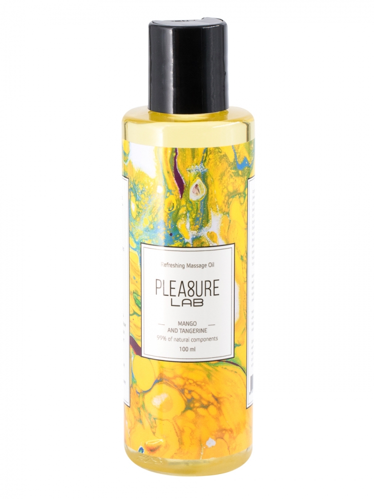 Масло массажное "Pleasure Lub" с ароматом манго и мандарина, 100ml 